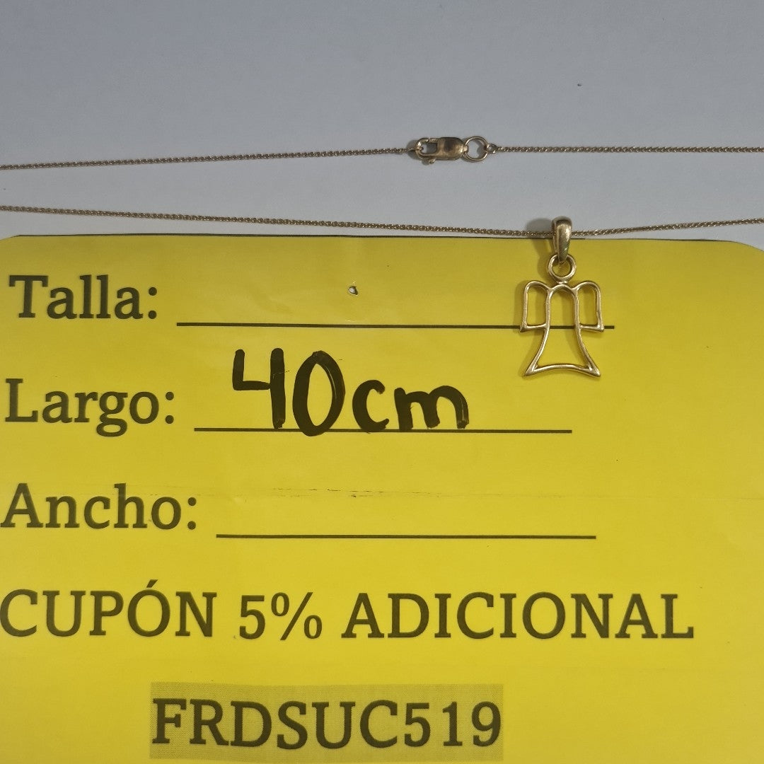 CADENA, DIJE ORO 14 K 2.7 GRMS (SEMINUEVO)