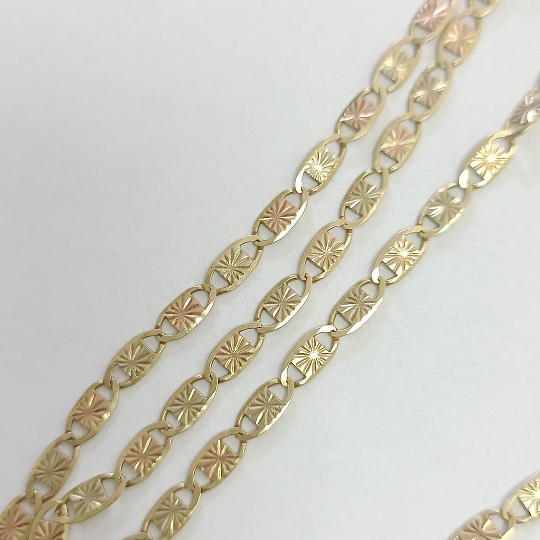 CADENA ORO, ORO COMBINADO 10 K 6.7 GRMS (SEMINUEVO)