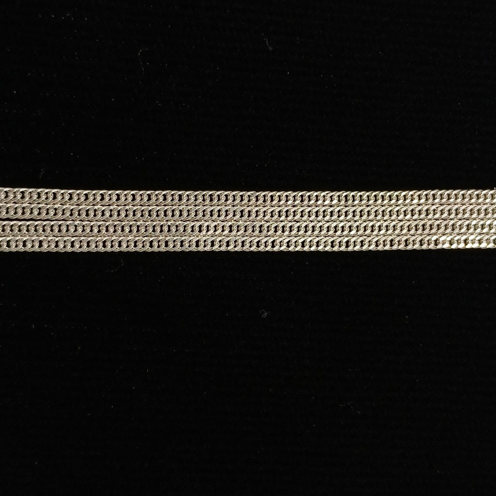 CADENA BARBADA PLATA .925 50 CM 4.12 GR (NUEVO)
