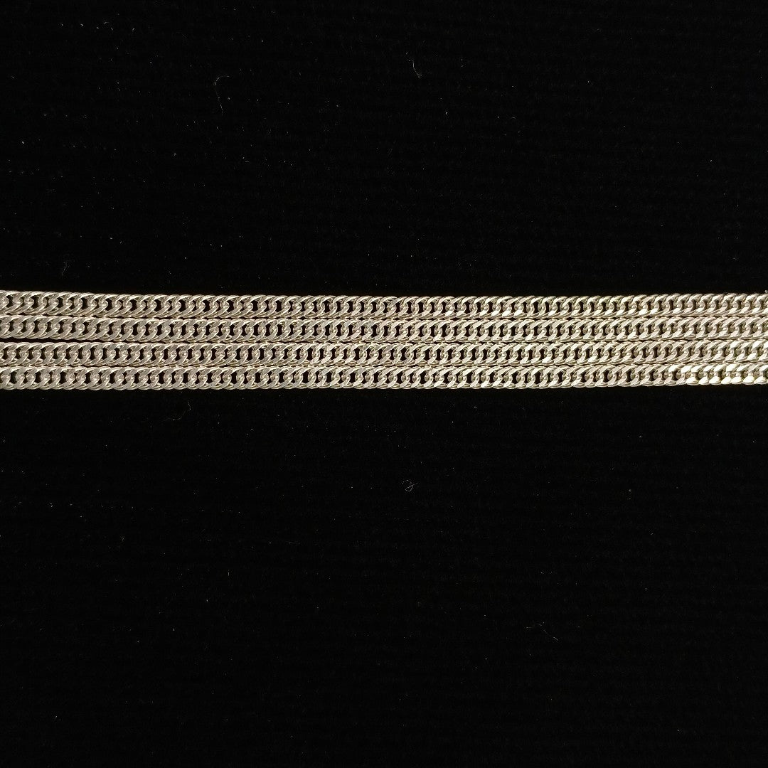CADENA BARBADA PLATA .925 50 CM 4.12 GR (NUEVO)