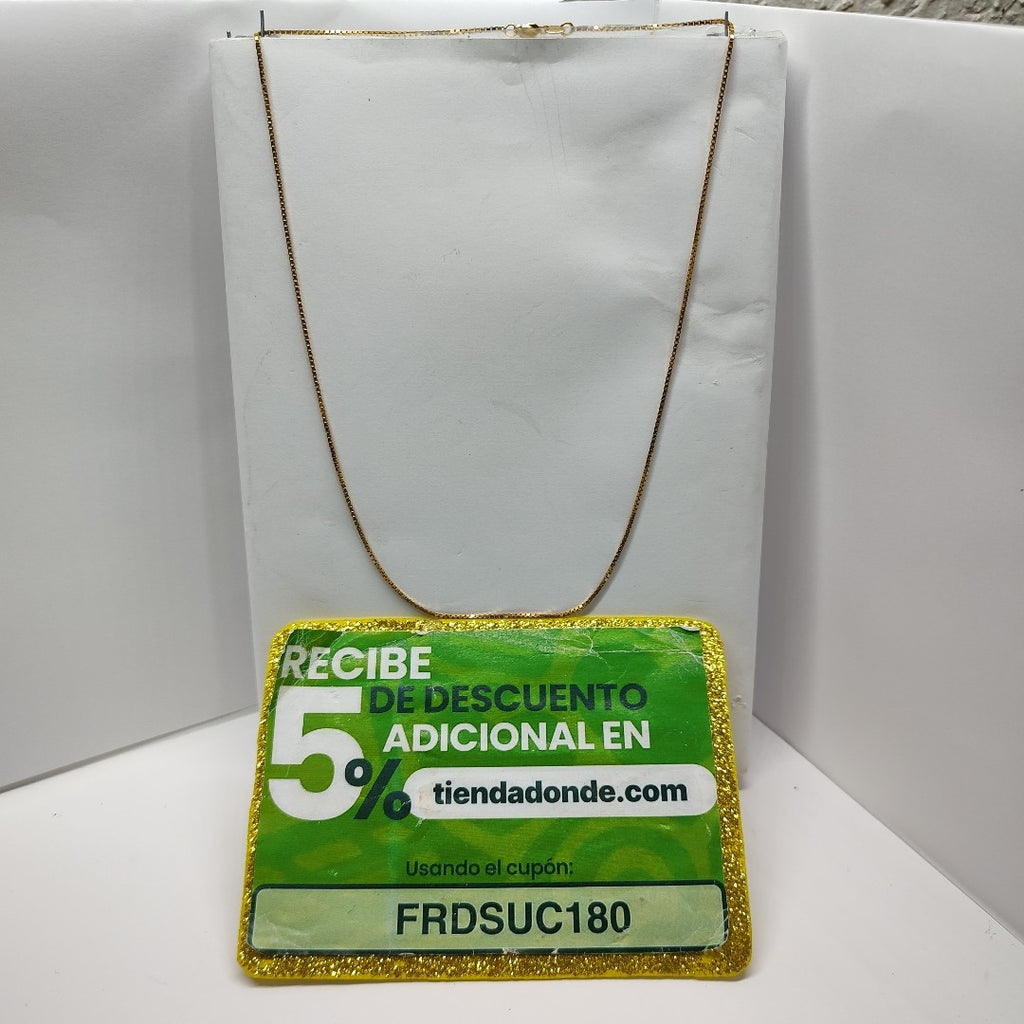 CADENA ORO 14 K 3,60 GRMS (SEMINUEVO)