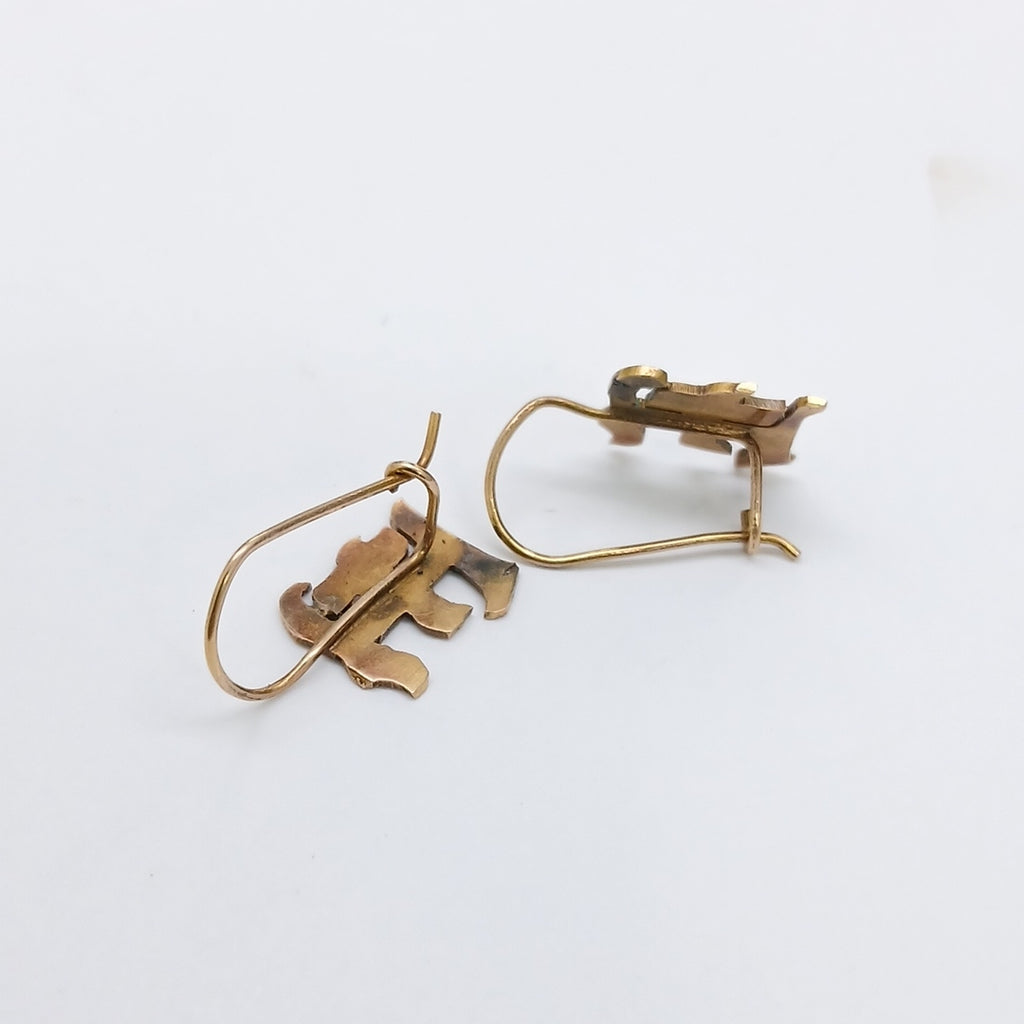 ARETES PAR ORO 8 K 2 GRMS (SEMINUEVO)