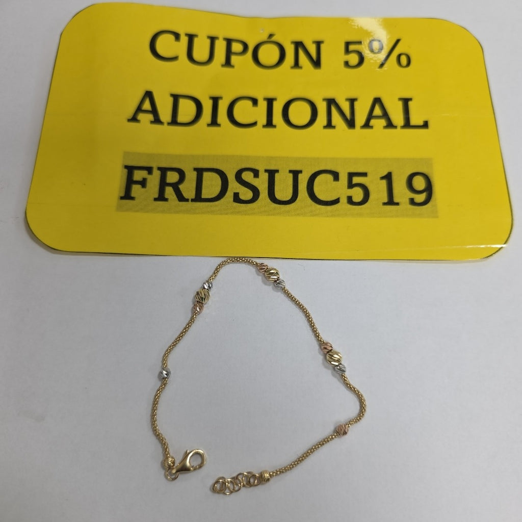 PULSERAS DAMA ORO 14K 2 (NUEVO)