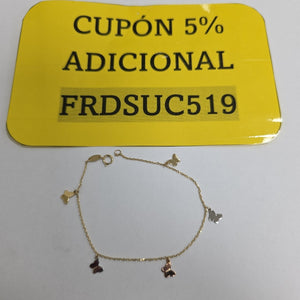 PULSERAS DAMA ORO 14K 1.5 (NUEVO)