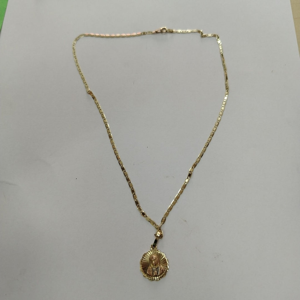 CADENA ORO, ORO COMBINADO 10 K 3.5 GRMS (SEMINUEVO)