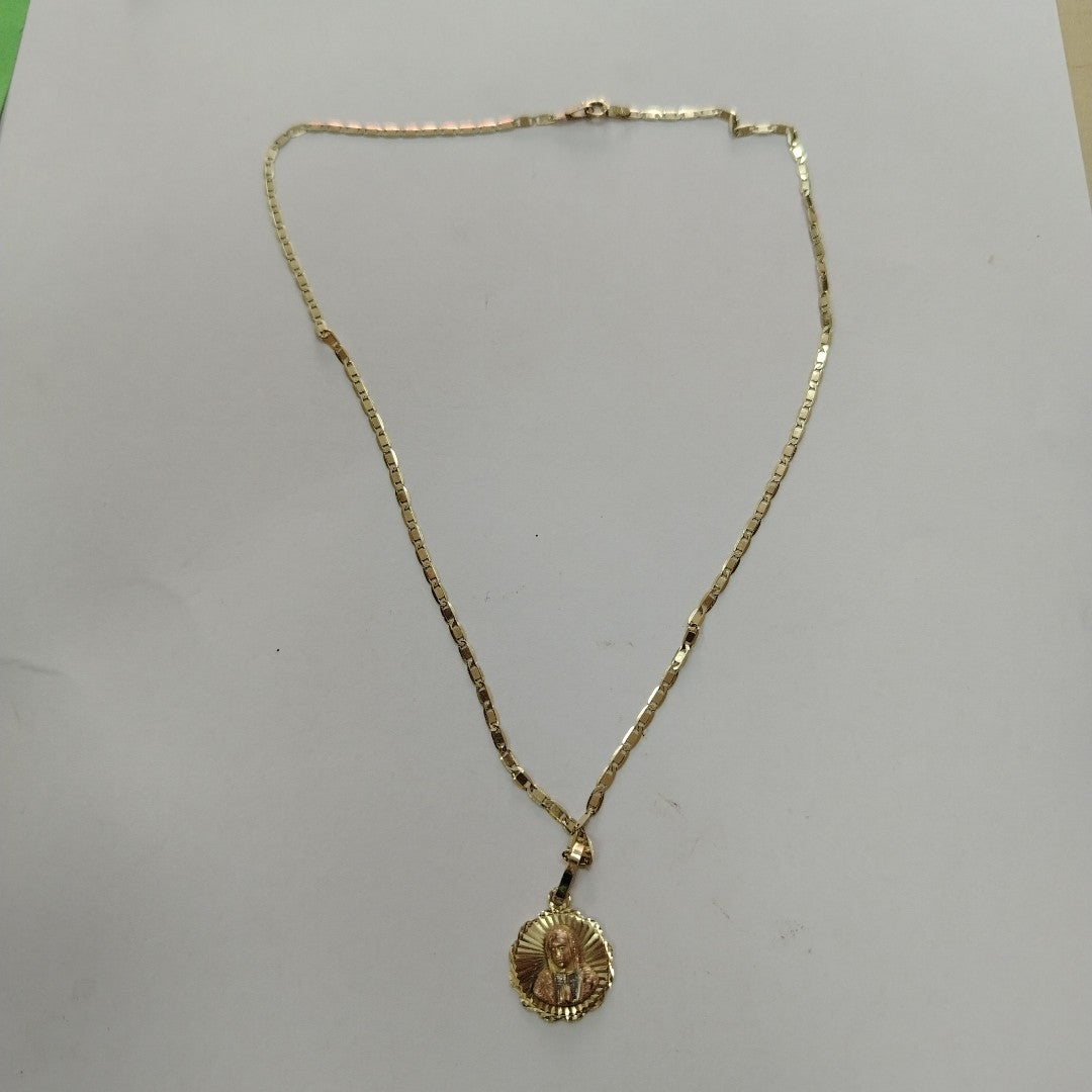 CADENA ORO, ORO COMBINADO 10 K 3.5 GRMS (SEMINUEVO)