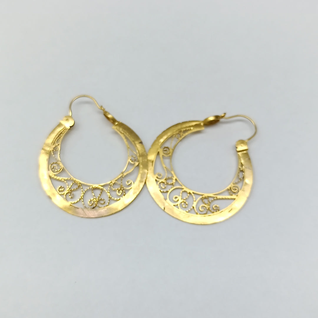 ARETES PAR ORO 10 K 6.1 GRMS (SEMINUEVO)