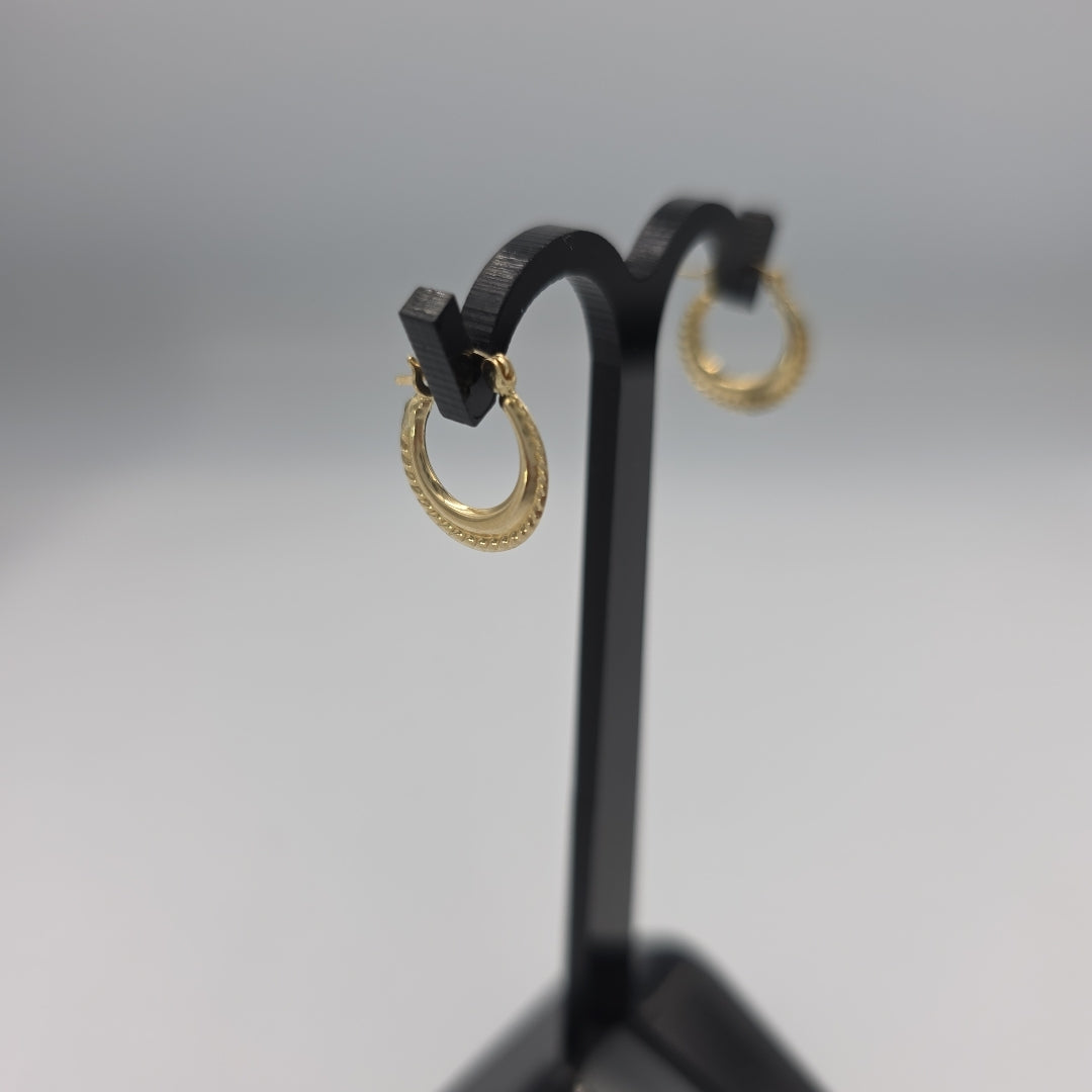 ARRACADAS ORO 14K 0.7 (NUEVO)