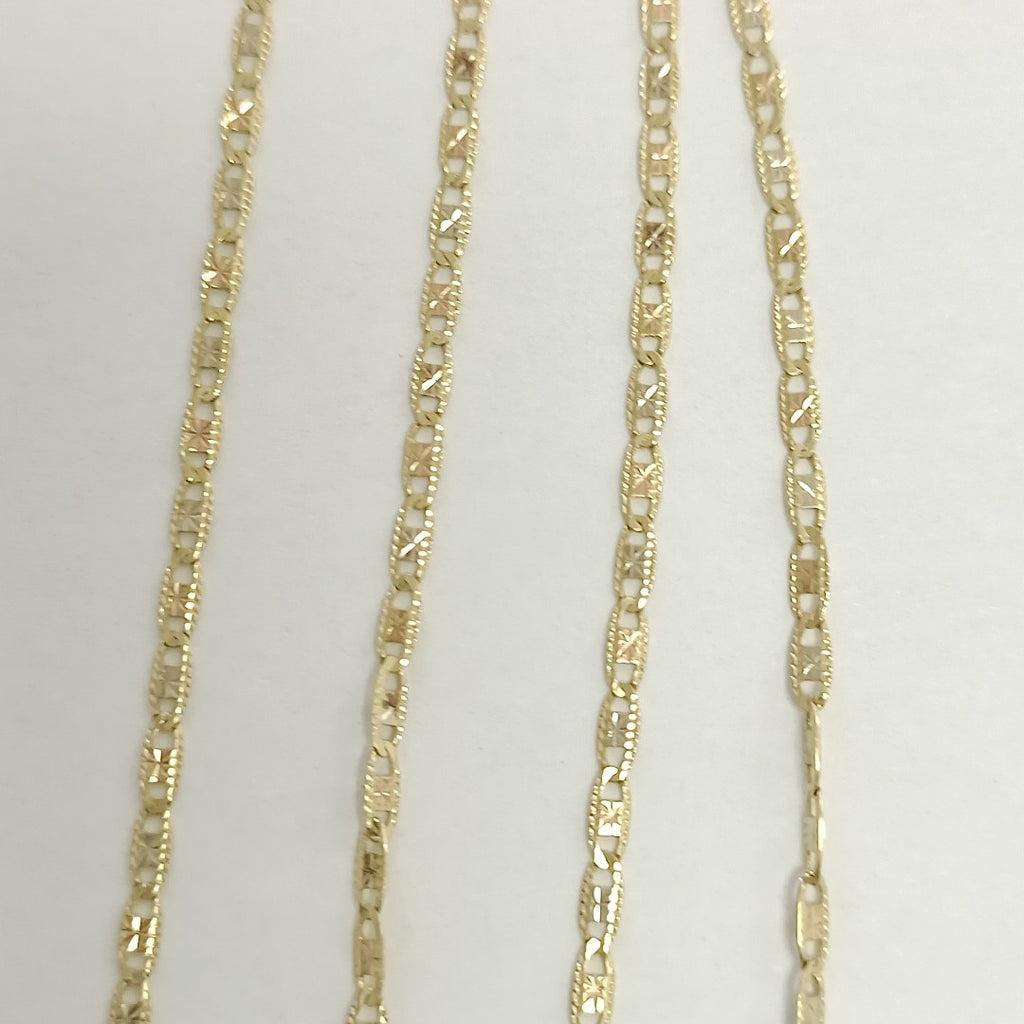 CADENA ORO COMBINADO 10 K 2.3 GRMS (SEMINUEVO)