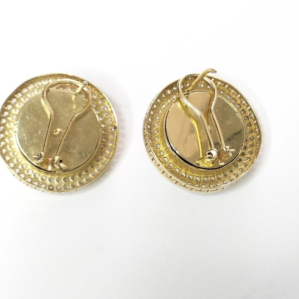 ARETES PAR ORO 14 K 14 GRMS (SEMINUEVO)