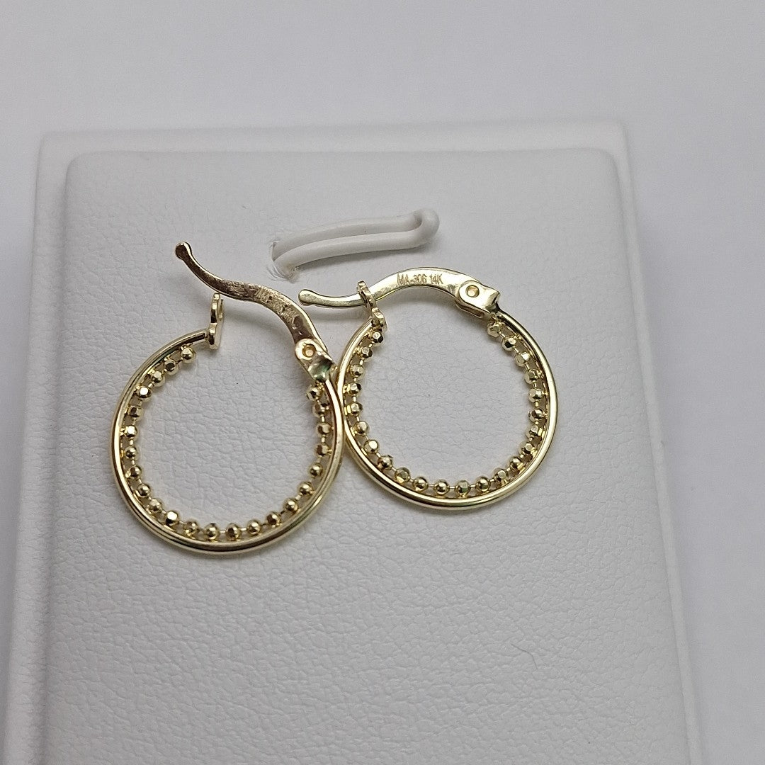 ARRACADAS ORO 14K 1.6 (NUEVO)