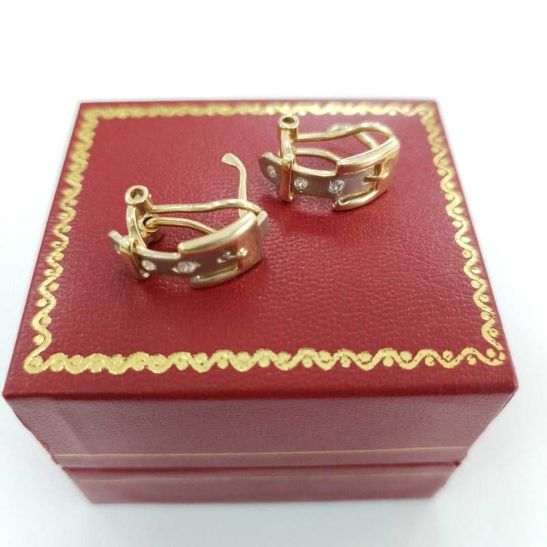 ARETES PAR ORO 14 K 4,30 GRMS (SEMINUEVO)