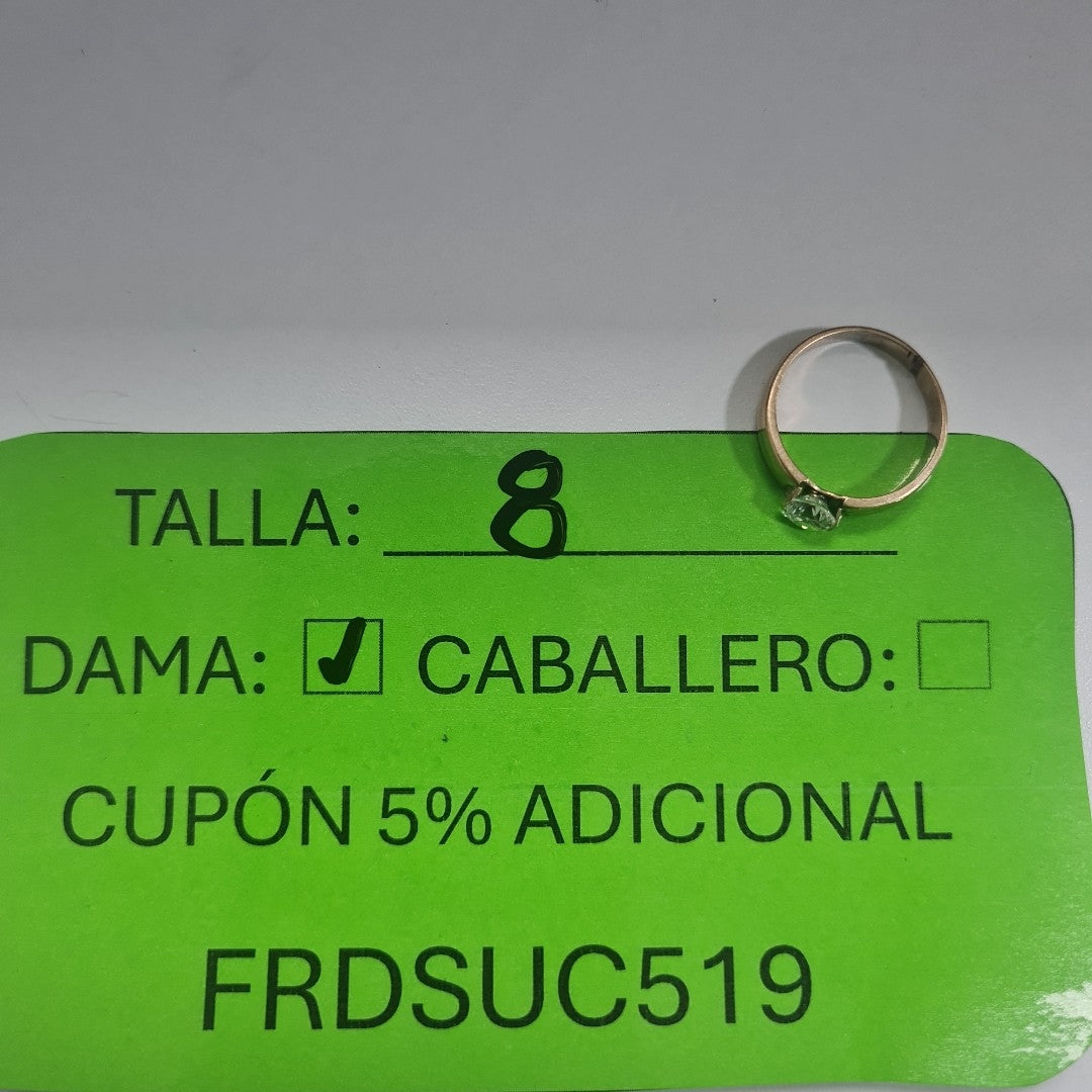 ANILLITO ORO 8 K 3.9 GRMS (SEMINUEVO)