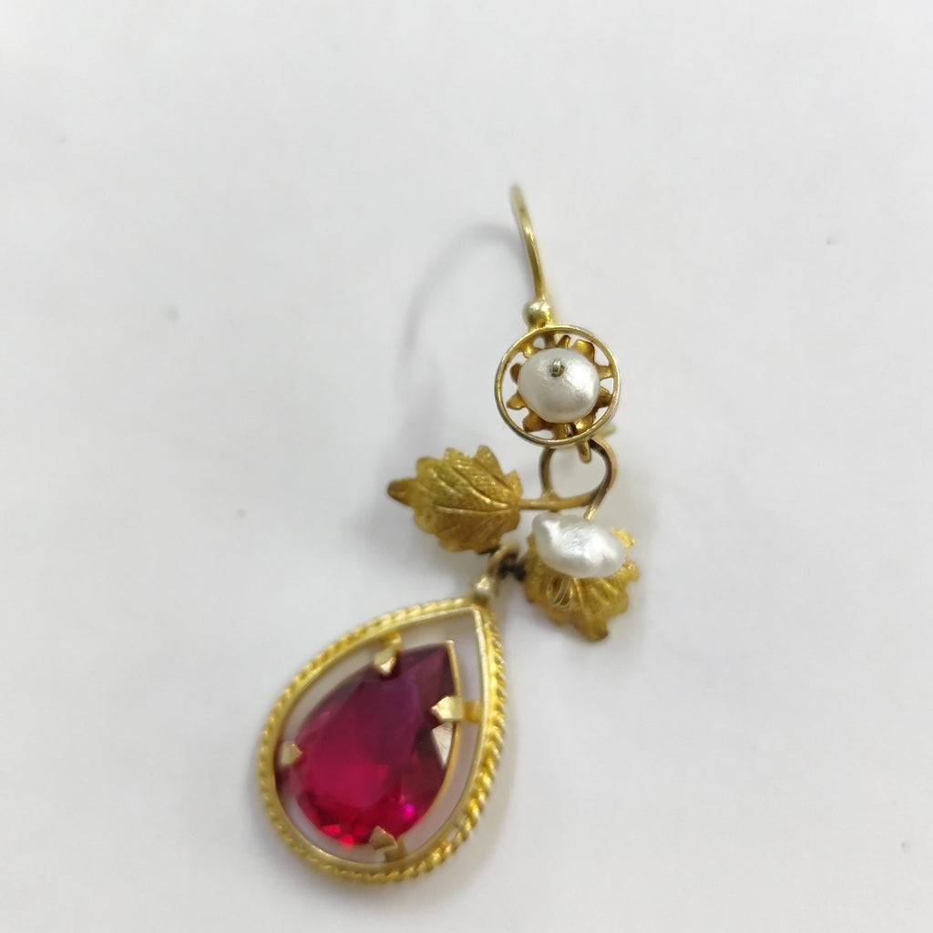 ARETES PAR ORO 8 K 6.7 GRMS (SEMINUEVO)