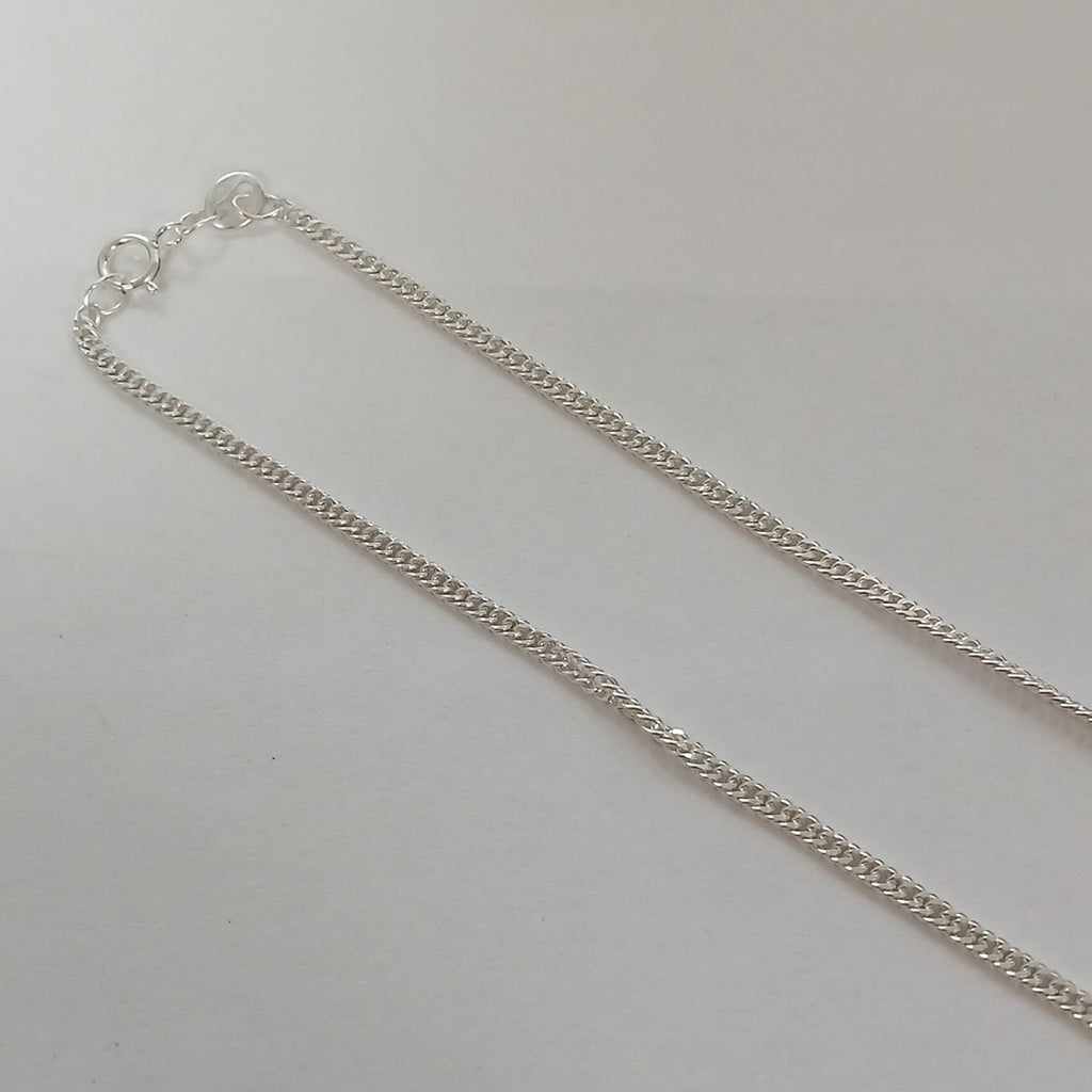 CADENA BARBADA PLATA .925 50 CM 4.22 GR (NUEVO)