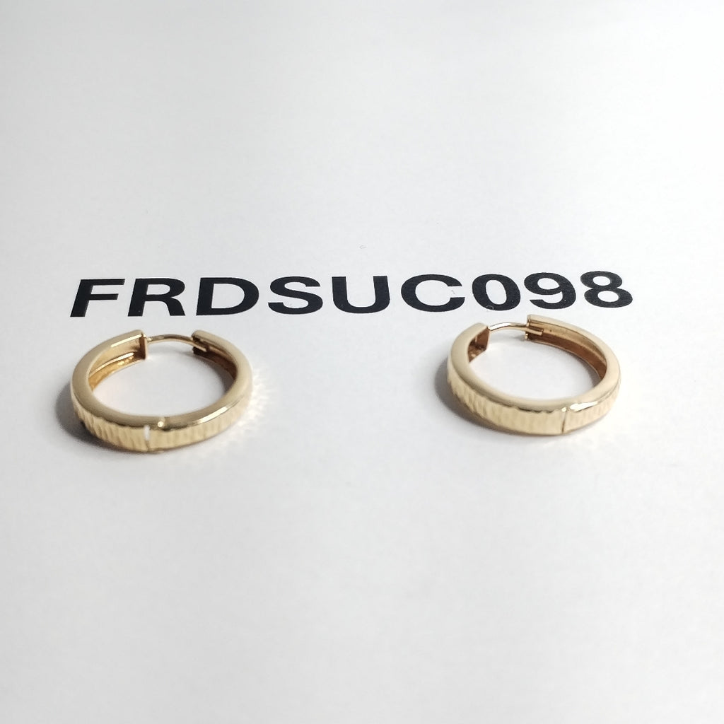 ARRACADAS PAR ORO 14 K 1.7 GRMS (SEMINUEVO)