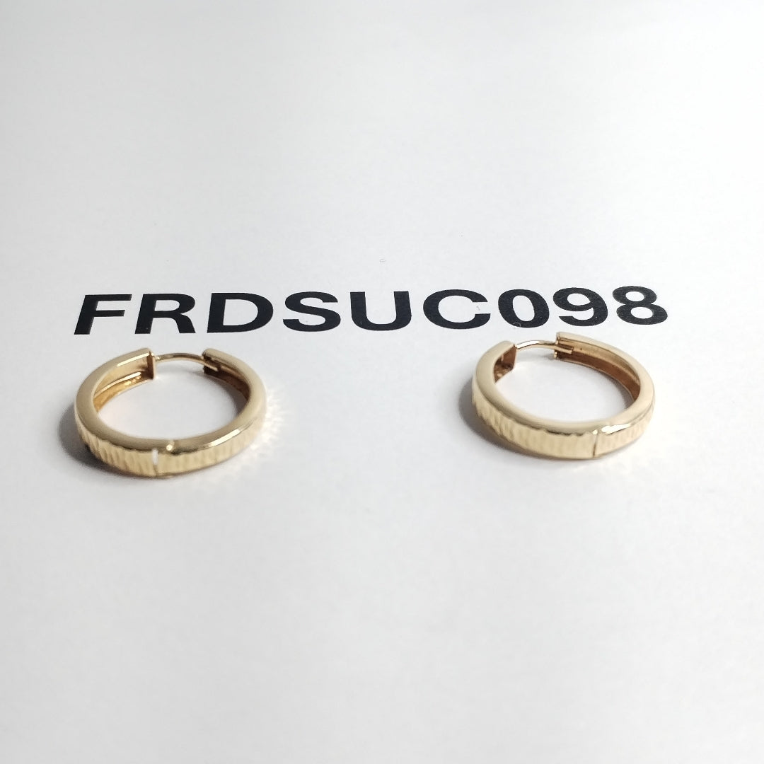 ARRACADAS PAR ORO 14 K 1.7 GRMS (SEMINUEVO)