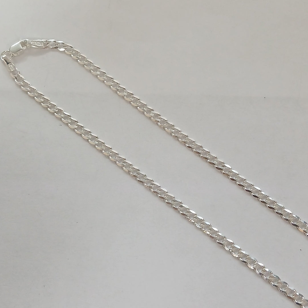 CADENA BARBADA PLATA .925 50 CM 6.92 GR (NUEVO)