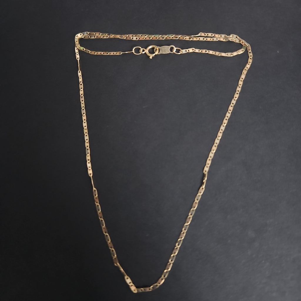 CADENA ORO COMBINADO 8 K 1,30 GRMS (SEMINUEVO)