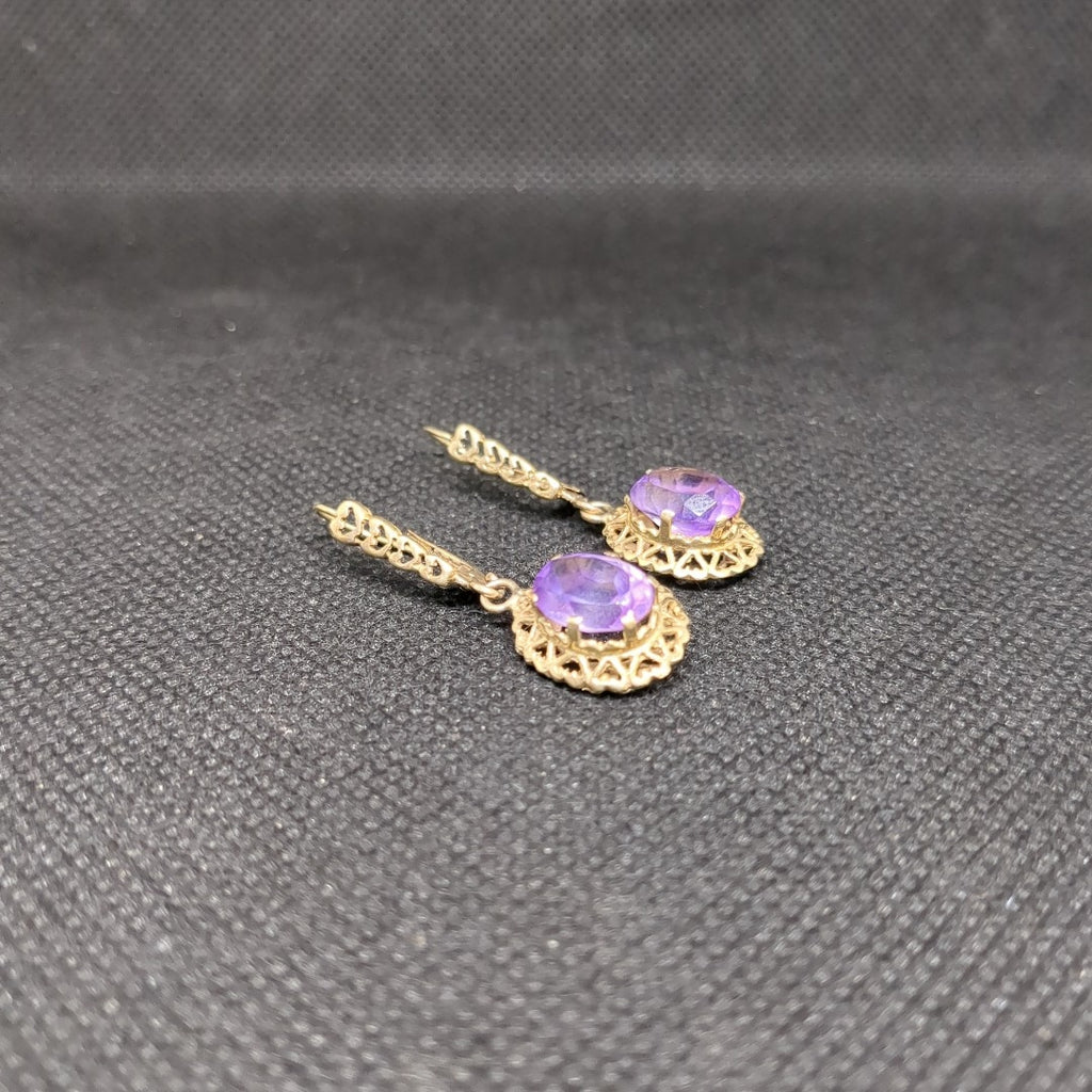 ARETES PAR ORO 14 K 4.7 GRMS (SEMINUEVO)