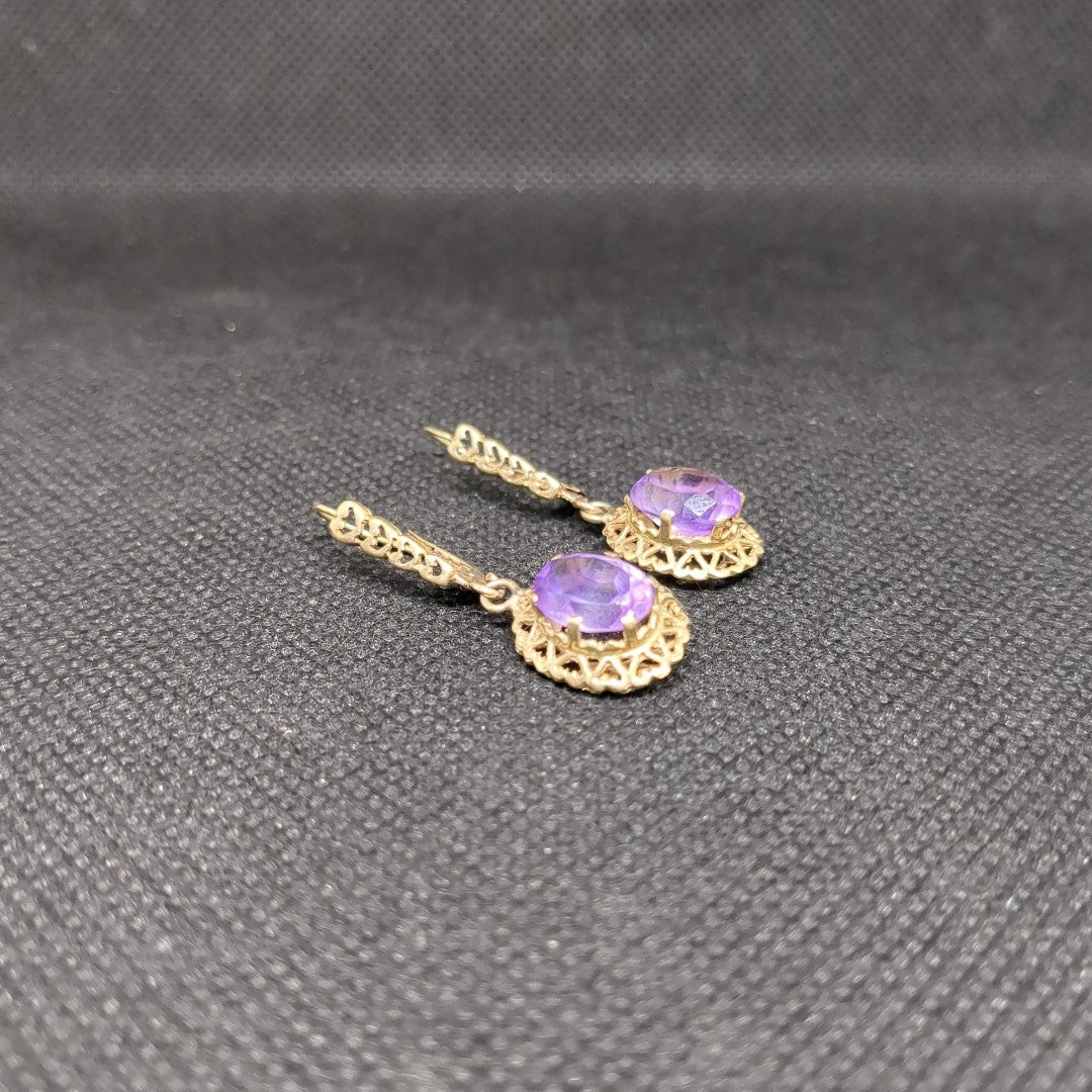 ARETES PAR ORO 14 K 4.7 GRMS (SEMINUEVO)