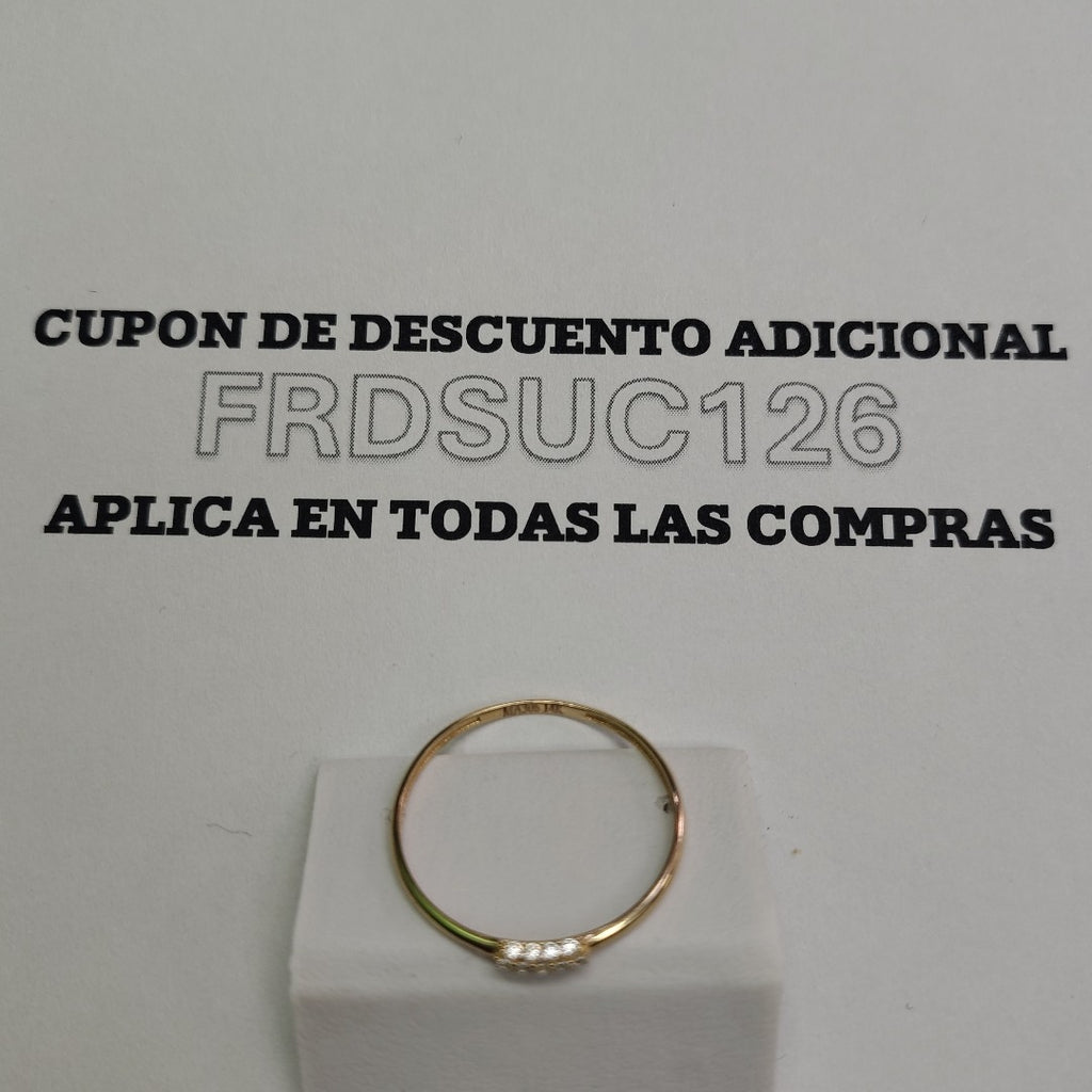 ANILLOS DAMA ORO 14K 0.6 (NUEVO)