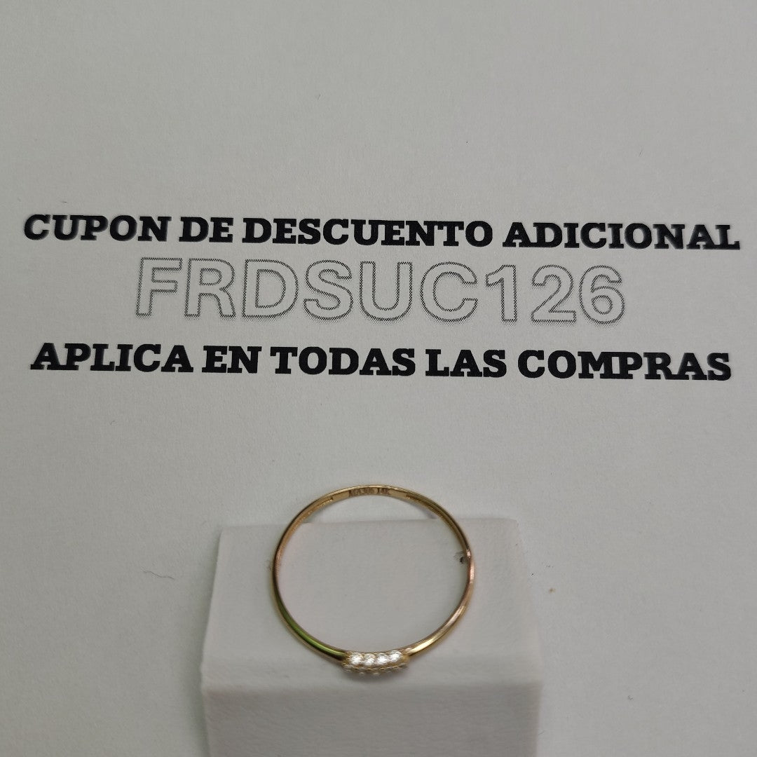 ANILLOS DAMA ORO 14K 0.6 (NUEVO)