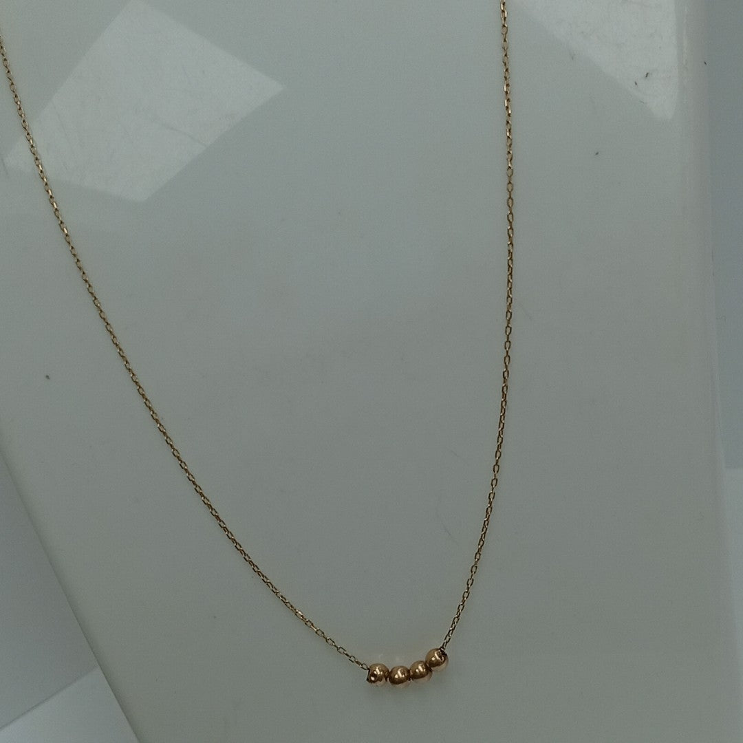 GARGANTILLA ORO 14 K 1.1 GRMS (SEMINUEVO)