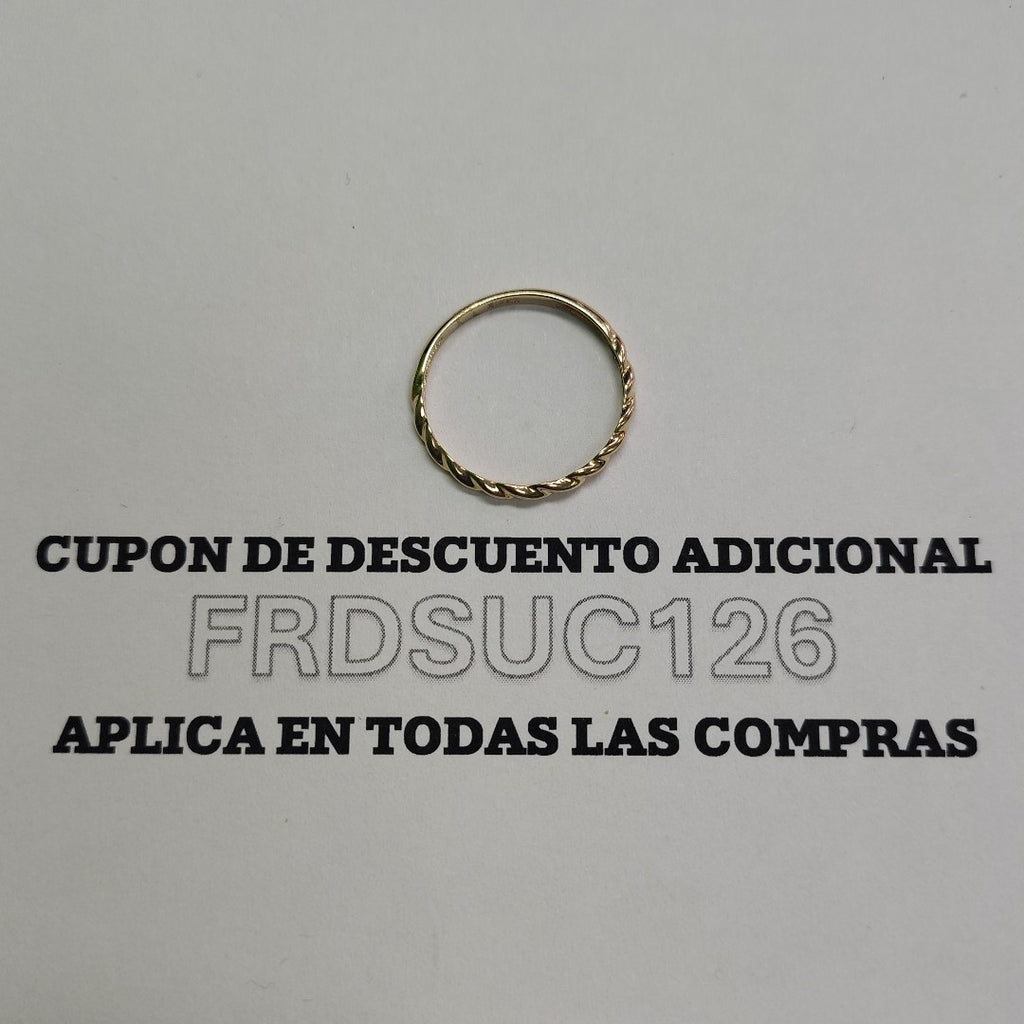 ANILLOS DAMA ORO 14K 0.9 (NUEVO)