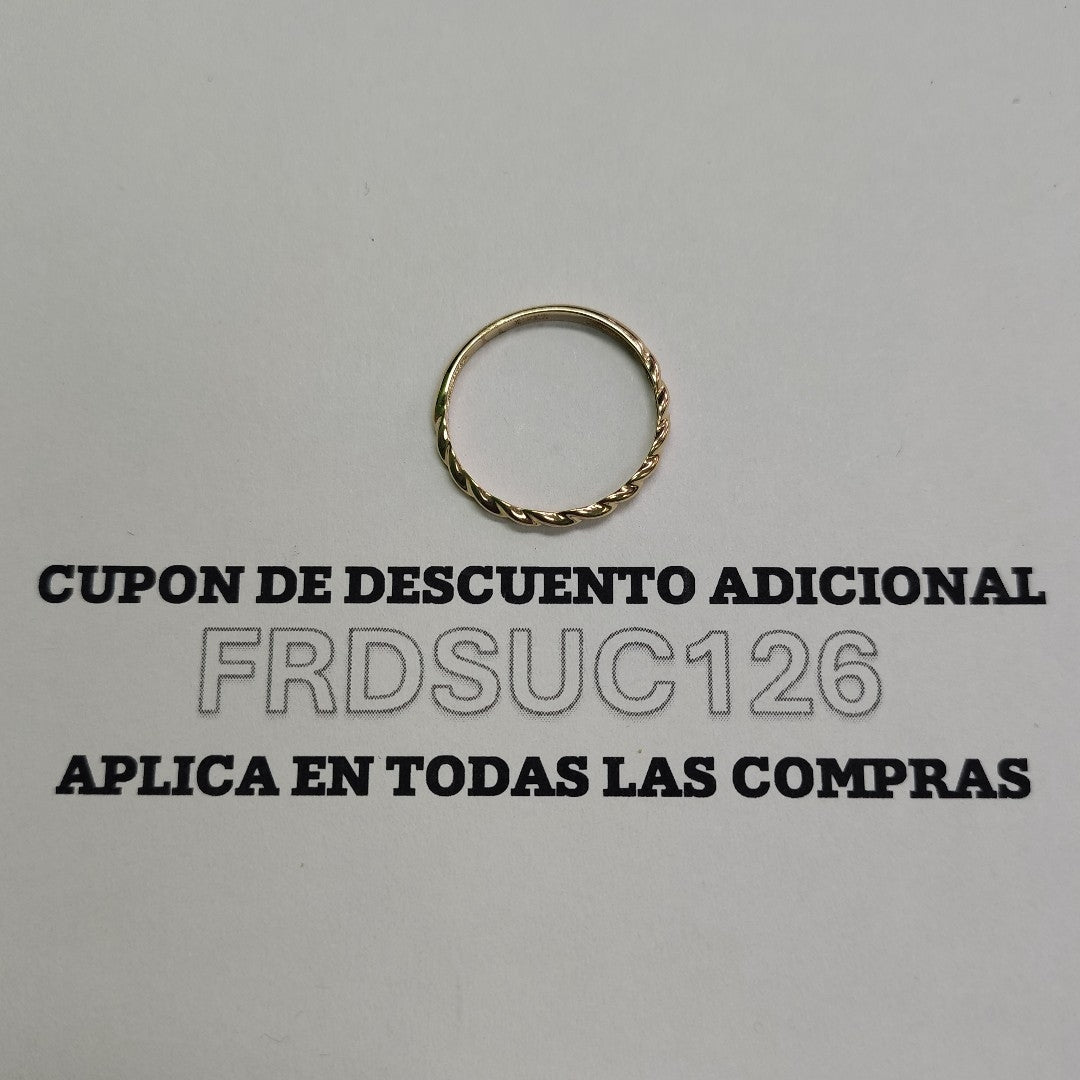 ANILLOS DAMA ORO 14K 0.9 (NUEVO)
