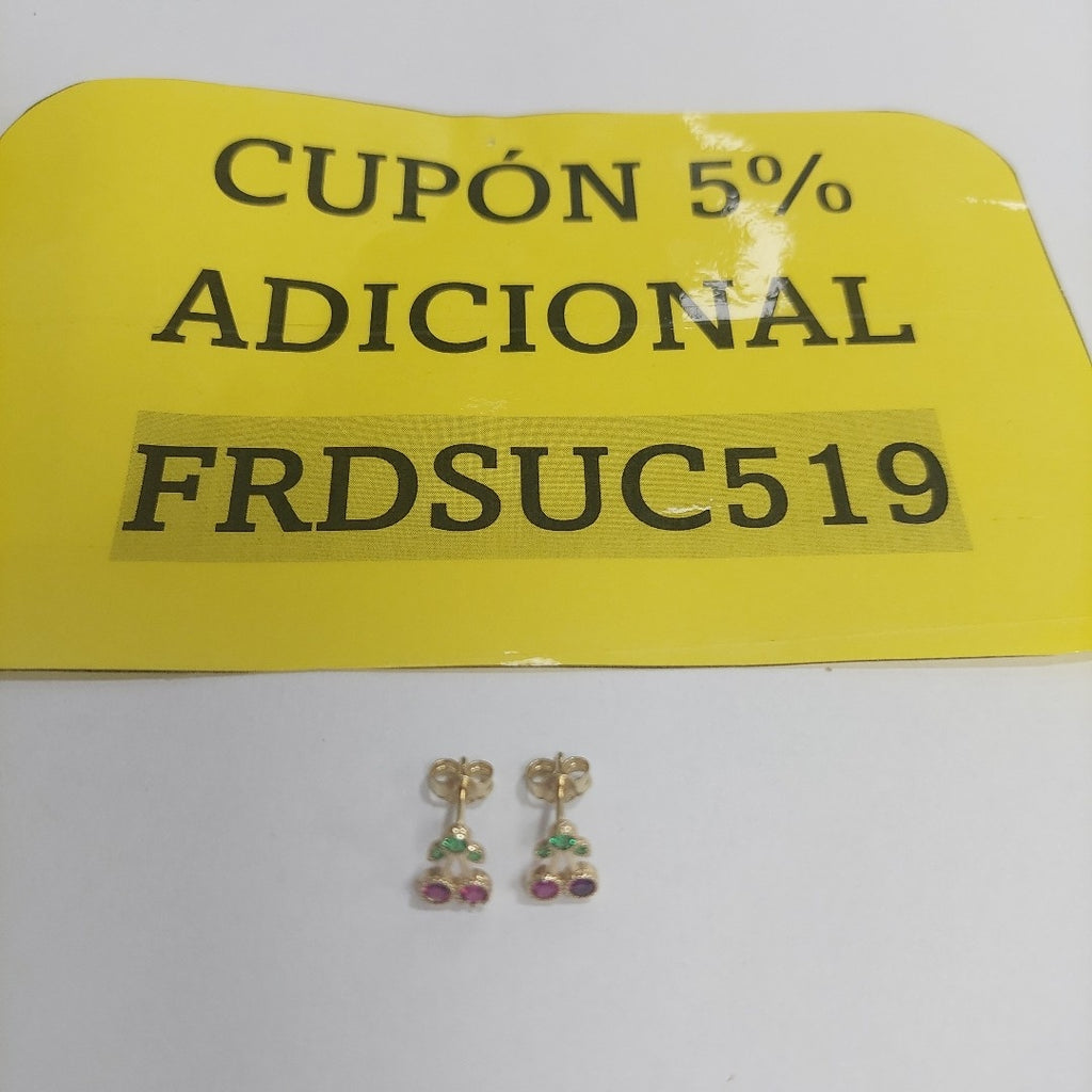 BROQUELES ORO 14K 1.1 (NUEVO)