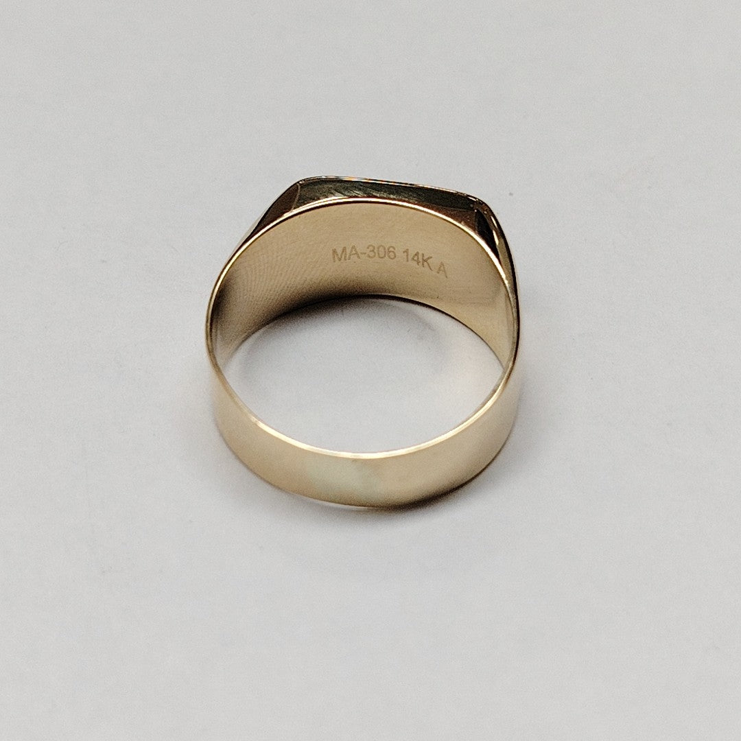 ANILLOS CABALLERO ORO 14K 4.5 (NUEVO)