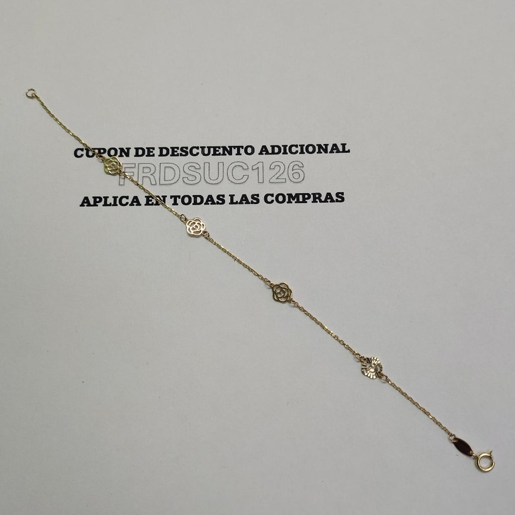 PULSERAS DAMA ORO 14K 1.2 (NUEVO)