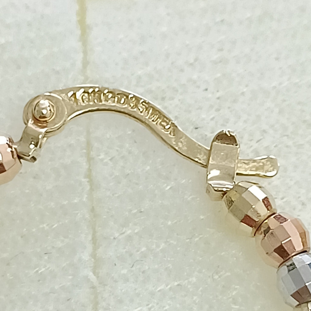 ARRACADAS PAR ORO COMBINADO 10 K 4,00 GRMS (SEMINUEVO)