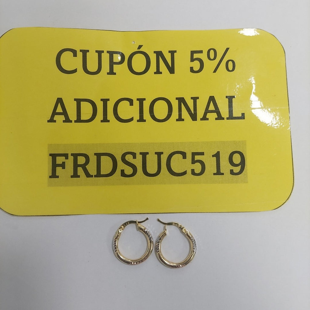 ARRACADAS ORO 14K 1.7 (NUEVO)