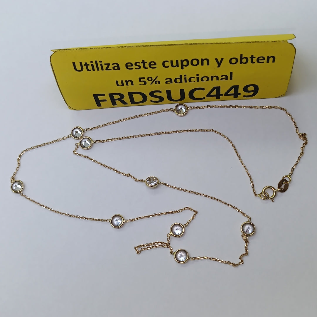 GARGANTILLA ORO 14 K 2.3 GRMS (SEMINUEVO)