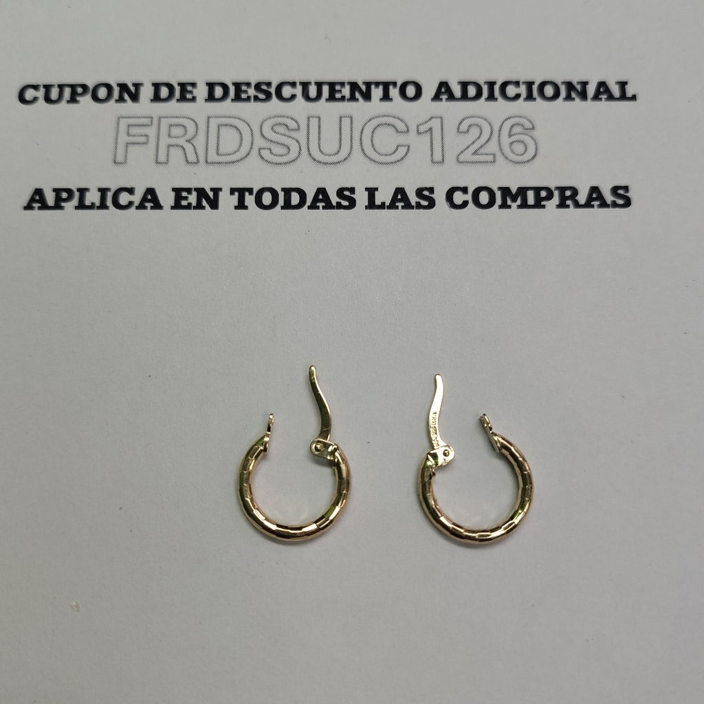 ARRACADAS ORO 14K 1.2 (NUEVO)