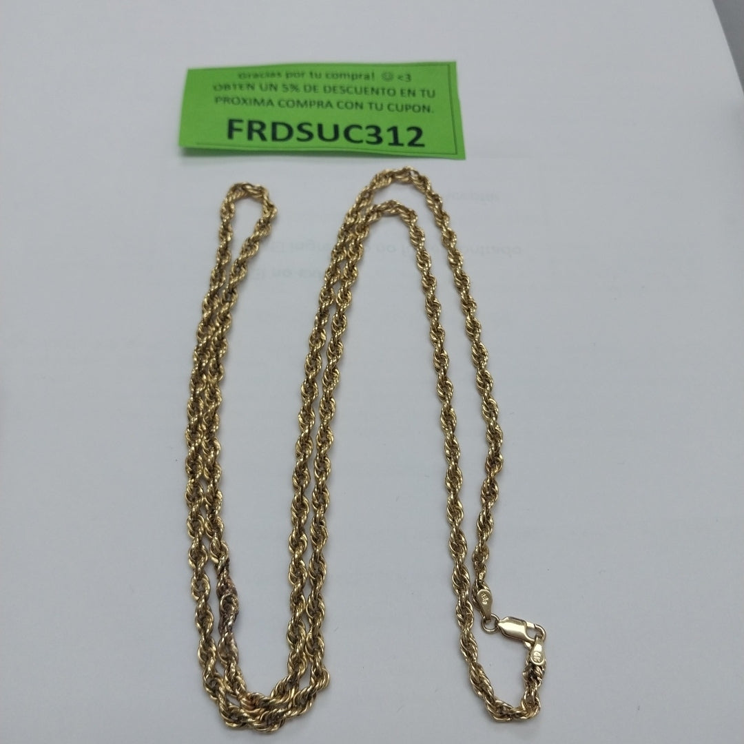 CADENA ORO 10 K 8.8 GRMS (SEMINUEVO)