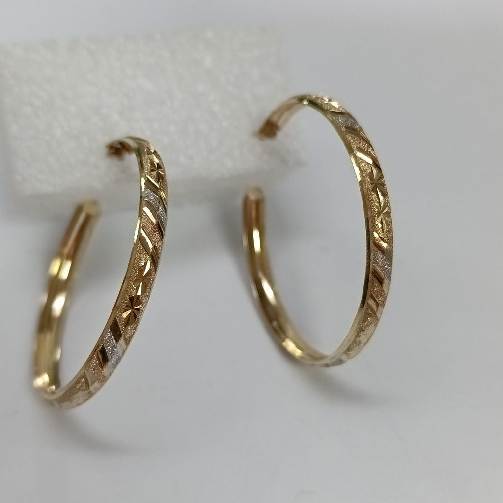 ARRACADAS PAR ORO 10 K 5.2 GRMS (SEMINUEVO)