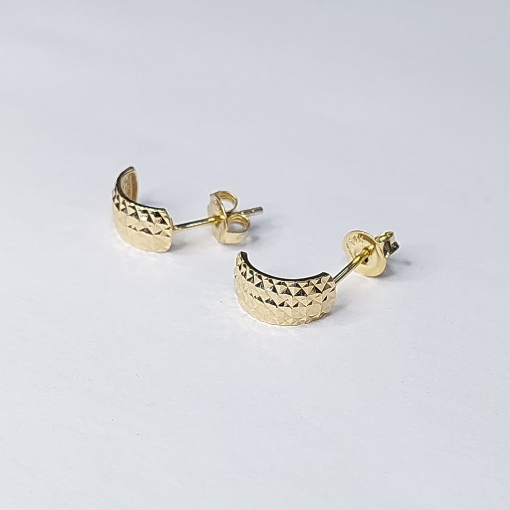 BROQUELES ORO 14K 1.8 (NUEVO)