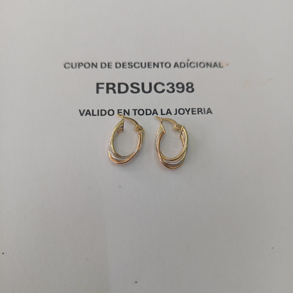 ARRACADAS ORO 14K 1.5 (NUEVO)
