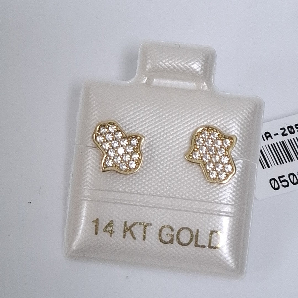 BROQUELES ORO 14K 1.3 (NUEVO)