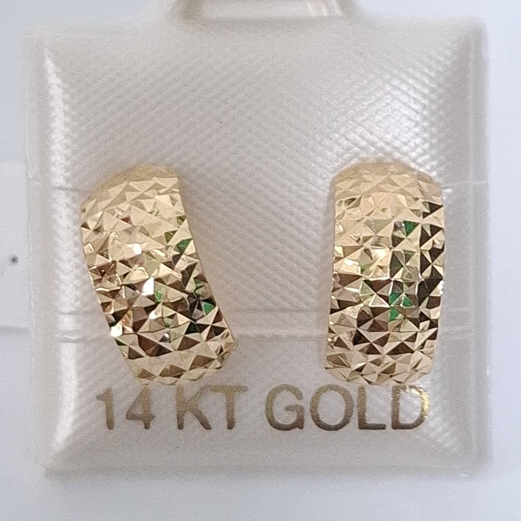 BROQUELES ORO 14K 1.7 (NUEVO)