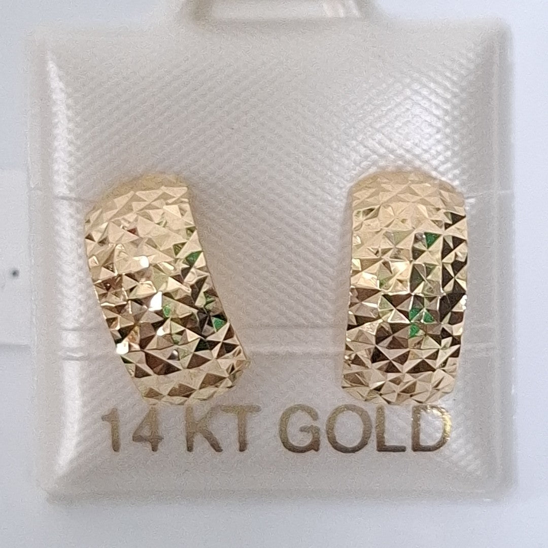 BROQUELES ORO 14K 1.7 (NUEVO)