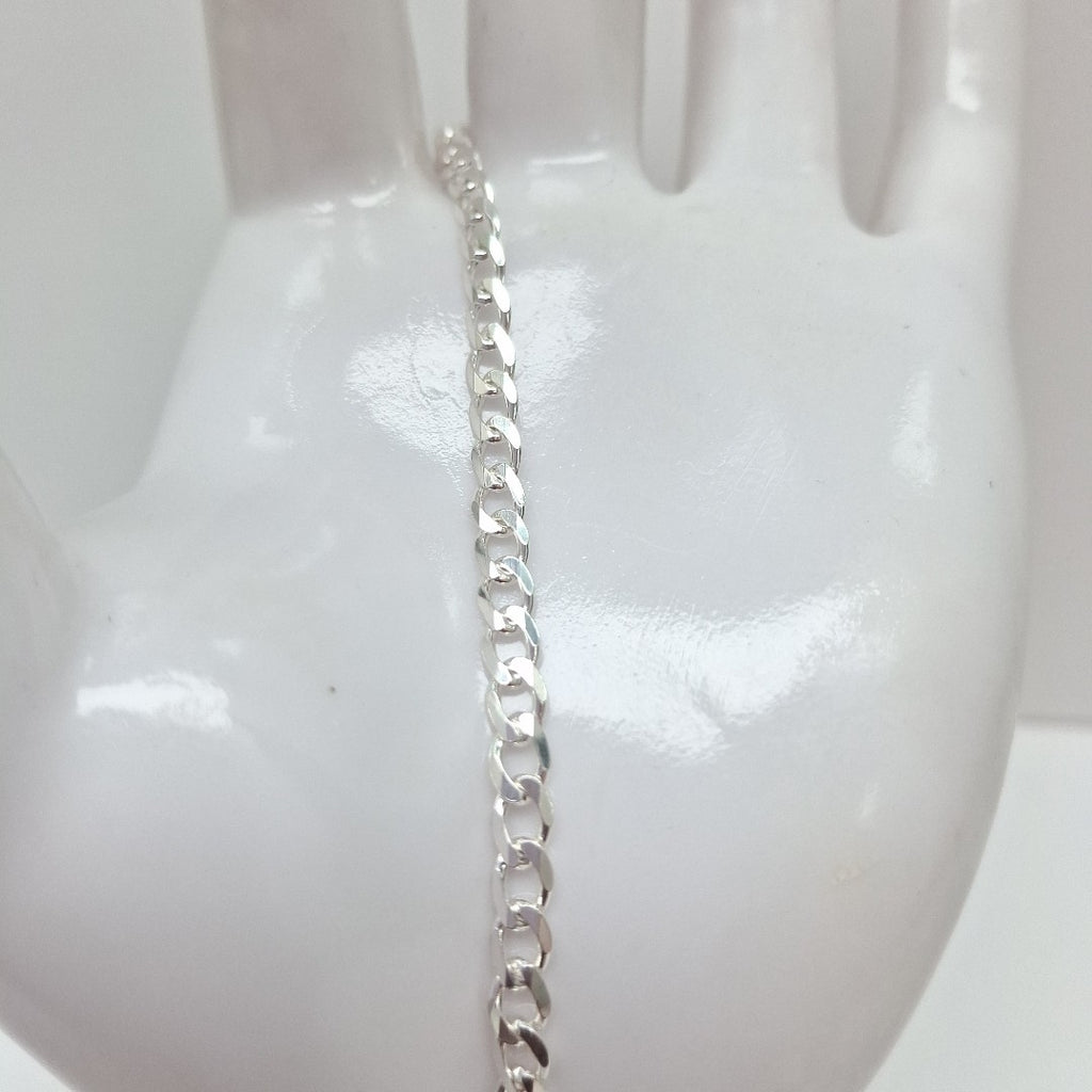 PULSERA BARBADA PLATA .925 18 CM 3.93 GR (NUEVO)