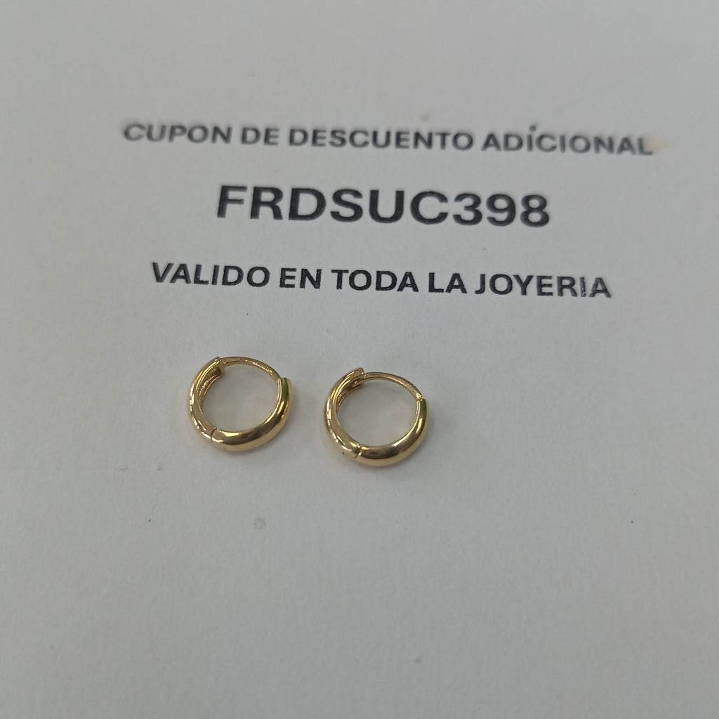 HUGGIES ORO 14K 1.2 (NUEVO)