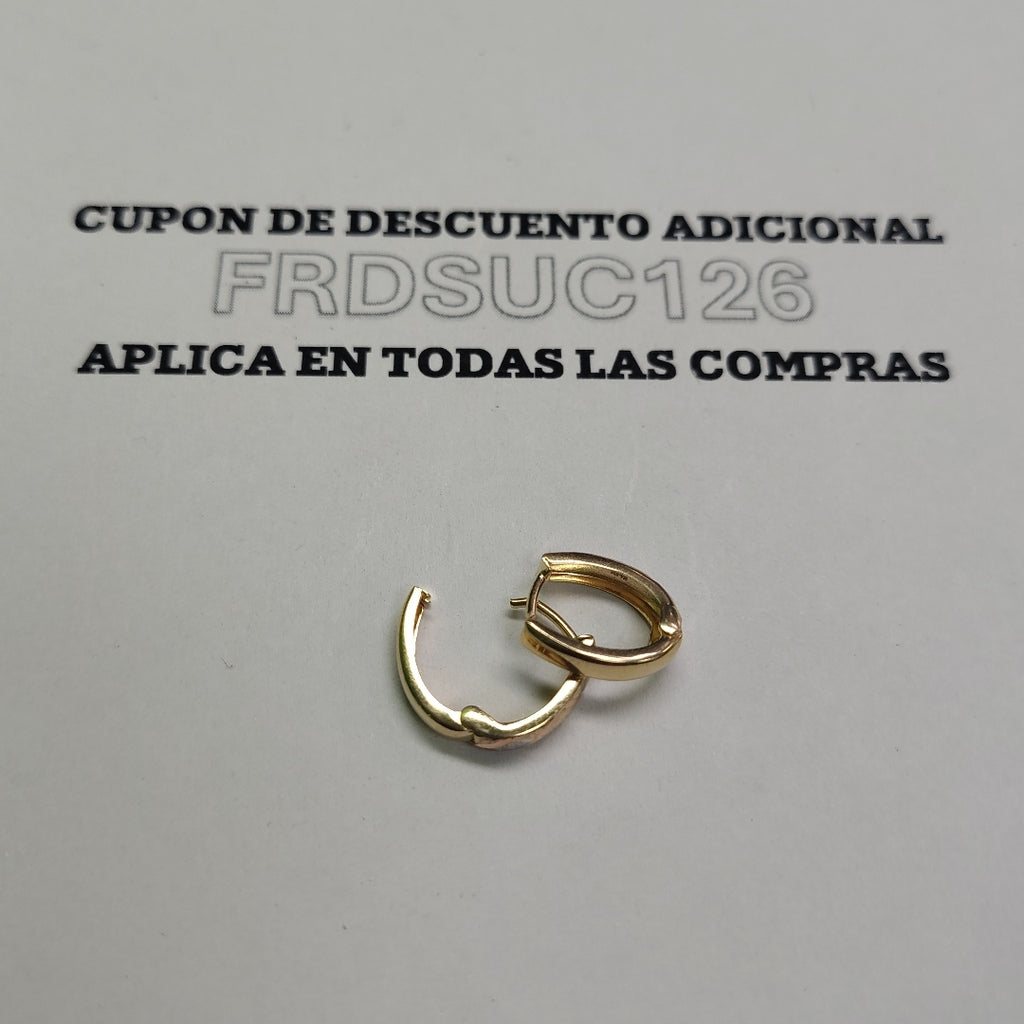 HUGGIES ORO 14K 1.1 (NUEVO)