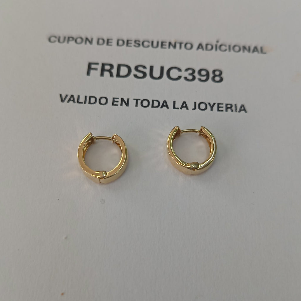 HUGGIES ORO 14K 1.2 (NUEVO)