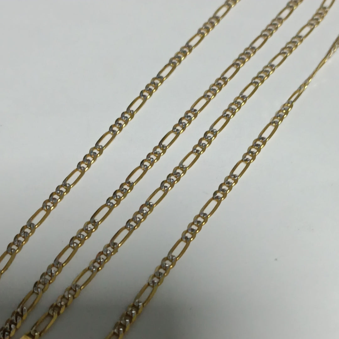 CADENAS CARTIER 3 1 DIAMANTADA ORO 14K 5.5 (NUEVO)
