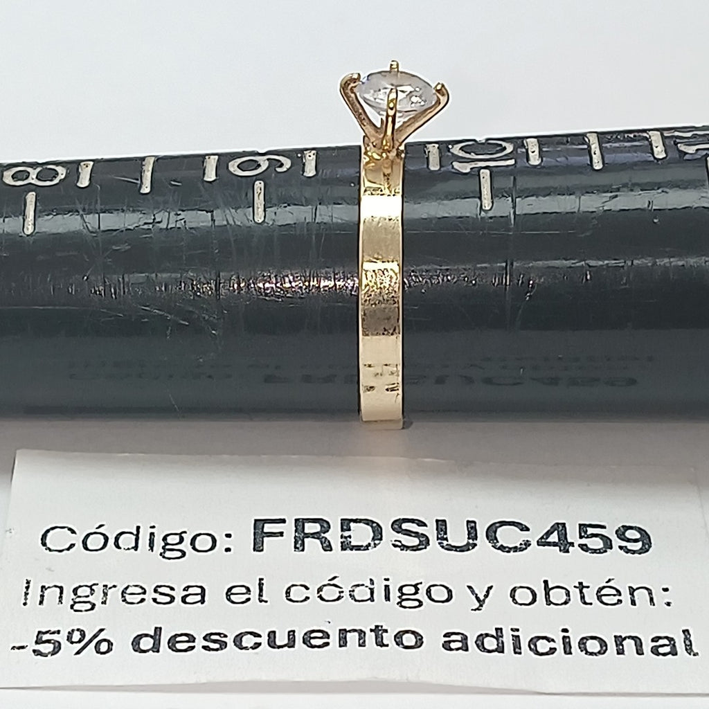SOLITARIO ORO 14 K 1.6 GRMS (SEMINUEVO)